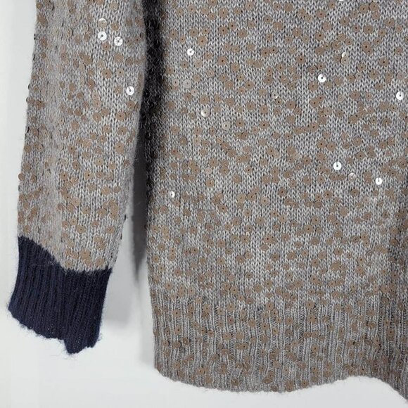J.Crew 3/4 Sleeve Sweater With Sequins #275 Size M - Picture 5 of 11